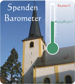 Spendenbarometer Pfarrkirche 07.10.2011 Spendenbarometer Pfarrkirche 07.10.2011
