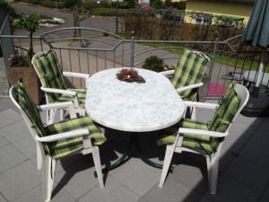 Terrassenbestuhlung