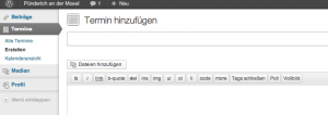 Termin erstellen