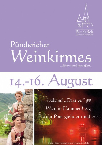 Plakat Weinkirmes 2015